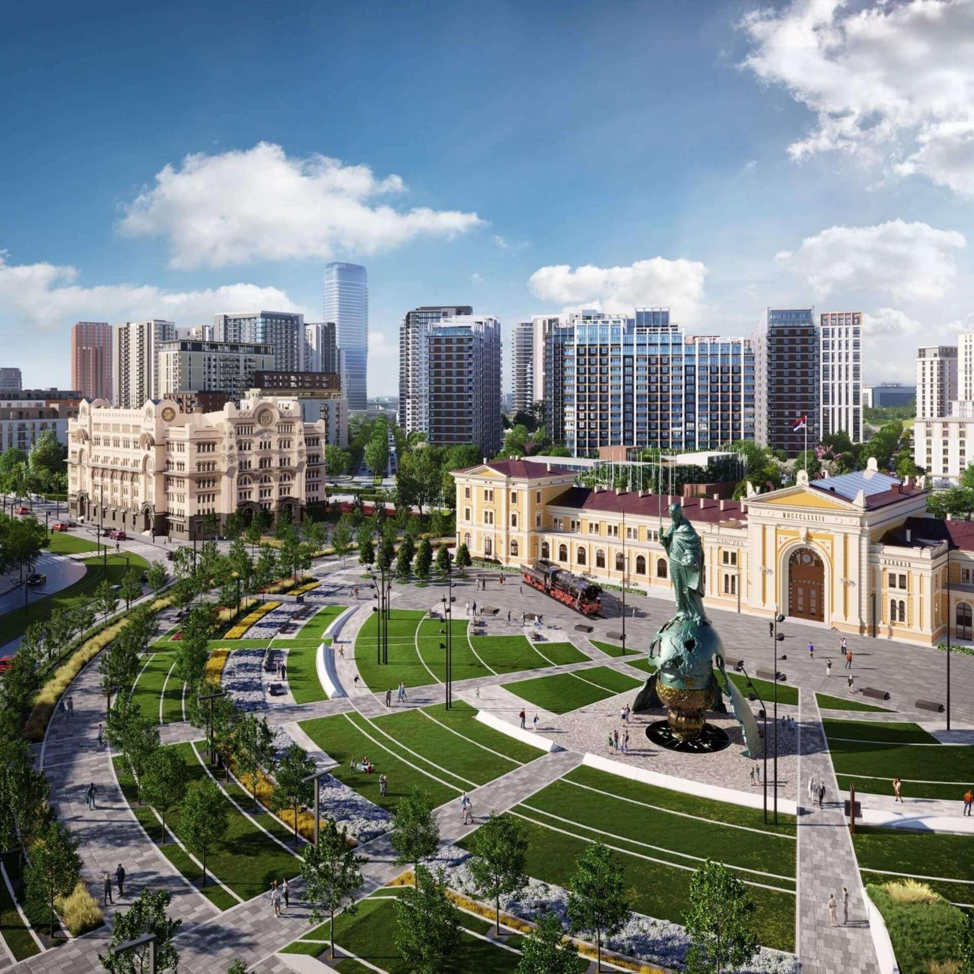 Central Square Apartments Belgrád Kültér fotó
